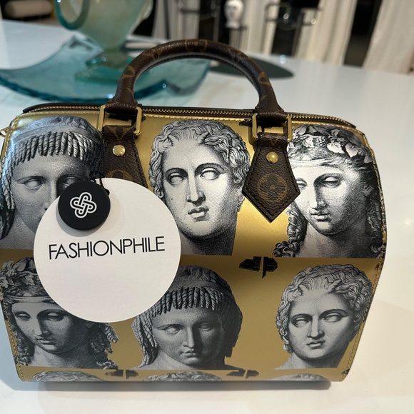 Louis Vuitton  x Fornasetti Speedy Bandouliere 25 tote bag - Picture 9 of 16